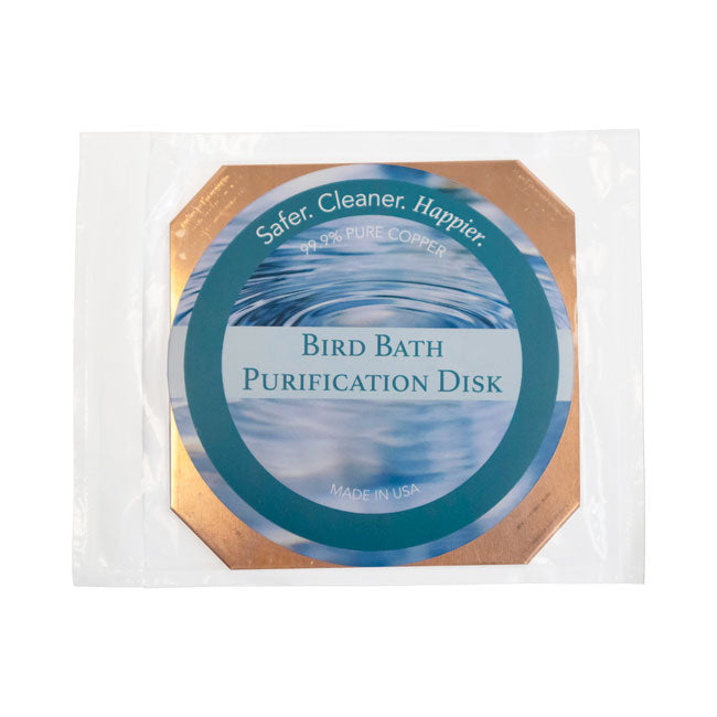 Bird Bath Purification Disk, Copper, by Prime Retreat, 2 Pk