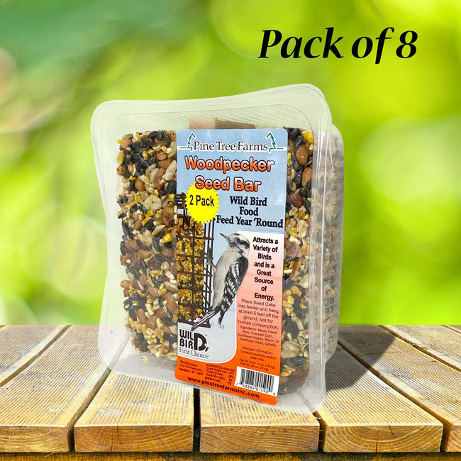 Pine Tree Farms Woodpecker Seed Bars, 14 oz., Pack of 8