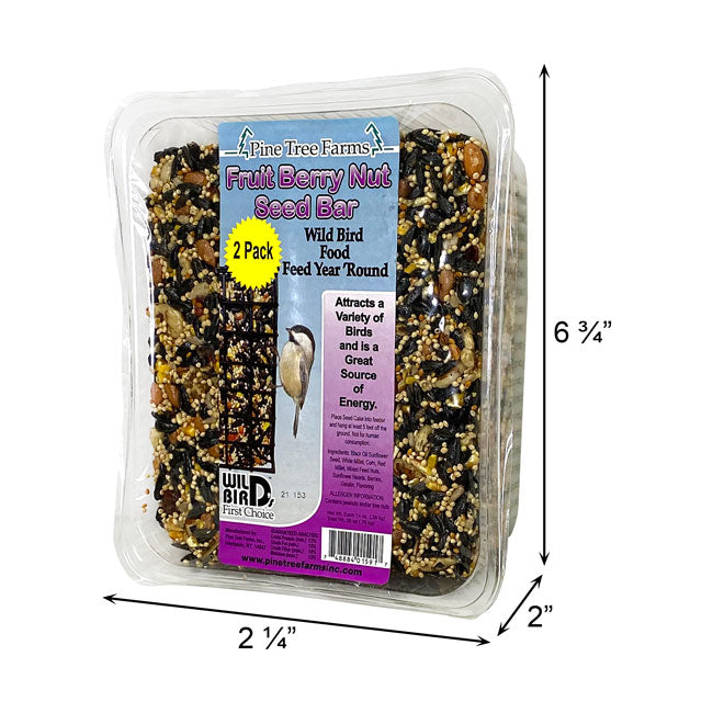 Pine Tree Farms Fruit, Berry, & Nut Seed Bars, 14 oz, 8 Pk
