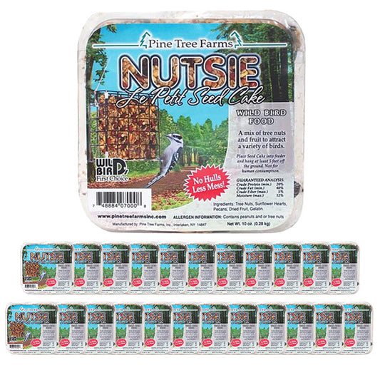 Pine Tree Le Petit Nutsie Seed Cakes, 10 oz., Pack of 24