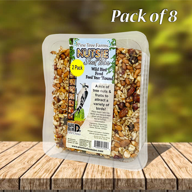 Pine Tree Farms Nutsie Seed Bars, 16 oz., Pack of 8