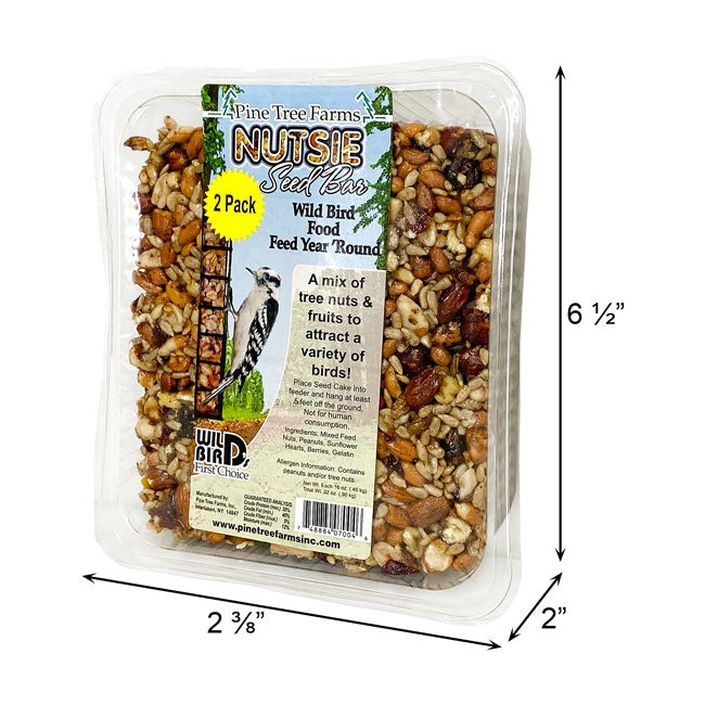 Pine Tree Farms Nutsie Seed Bars, 16 oz., Pack of 8
