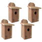 Mounted Blue Bird House, Cedar, Case of 4