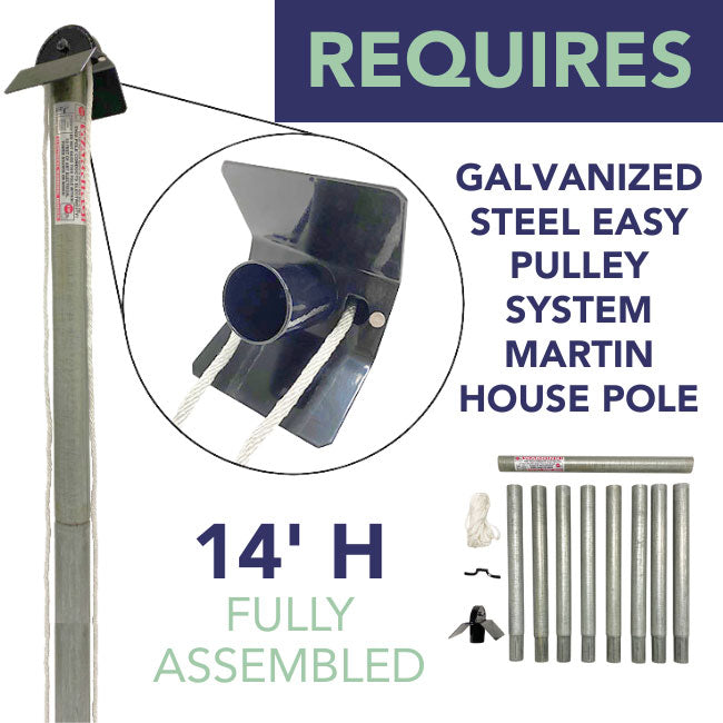 Great Eight Martin House and Pole Package, 8 Room