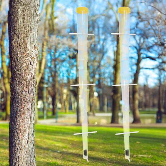 S&K Tornado Clear Collapsible Finch Feeders, Pack of 2