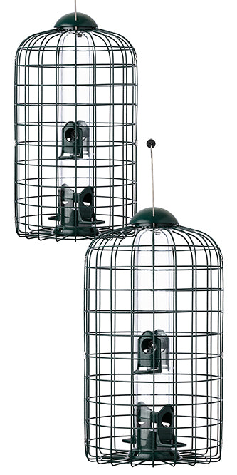 Stokes Squirrel Resistant Caged Bird Feeders, Pack of 2