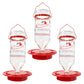 Turbine Glass Hummingbird Feeders, 32 oz., Pack of 3