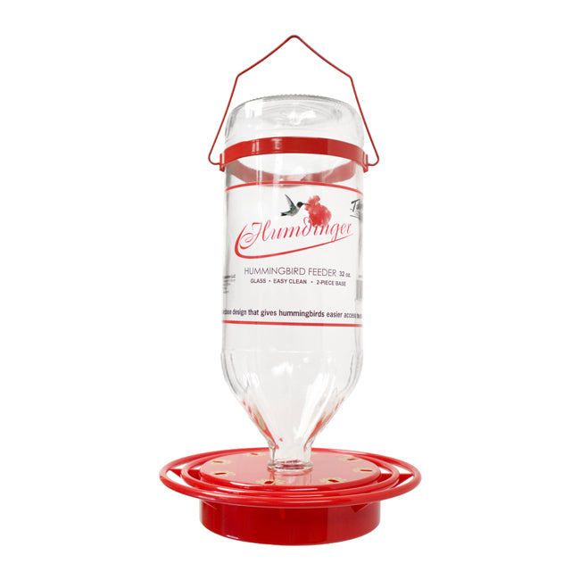 Turbine Glass Hummingbird Feeders, 32 oz., Pack of 3