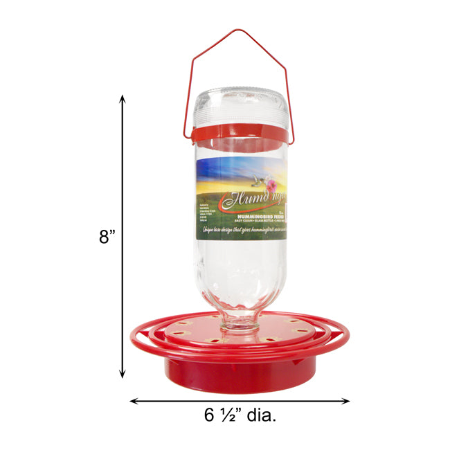Turbine Glass Hummingbird Feeders, 16 oz. Pack of 3