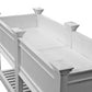 New England Cambridge Raised Planter Bed with Extension Kit