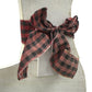 Amish-Made Wooden Reindeer Statue, White