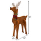 Amish-Made Wooden Reindeer Statues, Pack of 2