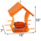 Metal Six Station Oriole Feeder with Nectar and Jelly Kit