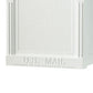 Whitehall Deluxe Mailbox, Post, and Brackets, White