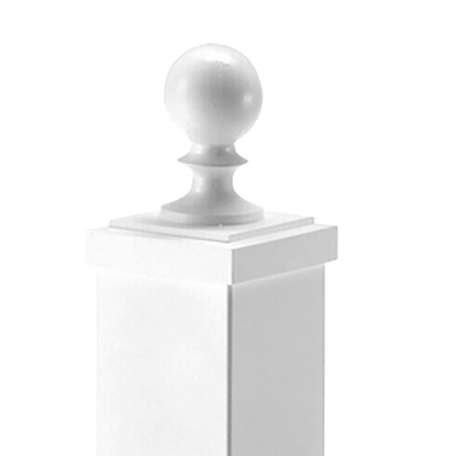 Whitehall Deluxe Mailbox, Post, and Brackets, White
