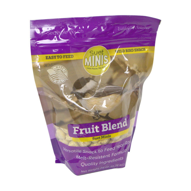 Wildlife Sciences Fruit Blend Suet Minis, Pack of 16