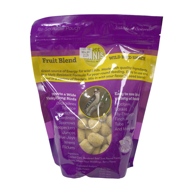 Wildlife Sciences Fruit Blend Suet Minis, Pack of 16