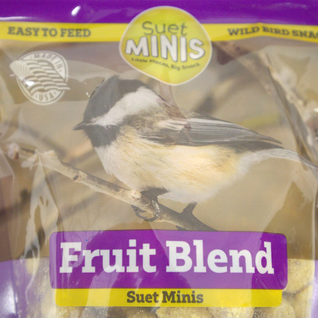 Wildlife Sciences Fruit Blend Suet Minis, Pack of 16