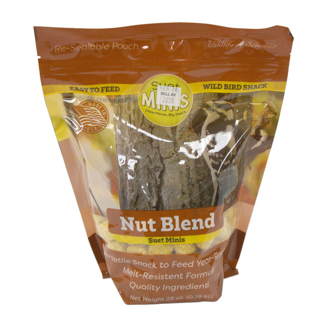 Wildlife Sciences Nut Blend Suet Minis, Pack of 16