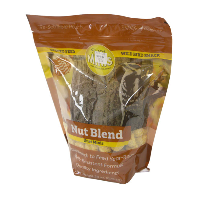 Wildlife Sciences Nut Blend Suet Minis, Pack of 16