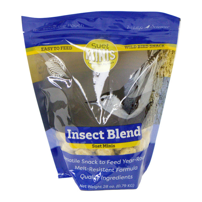 Wildlife Sciences Insect Blend Suet Minis, Pack of 16