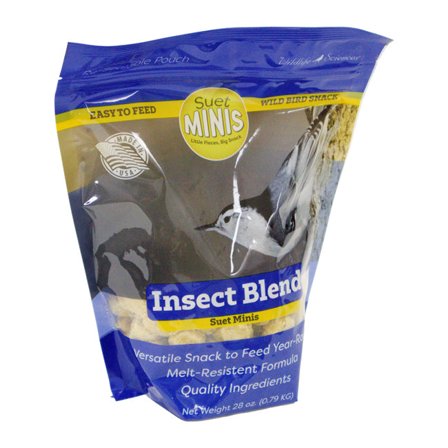 Wildlife Sciences Insect Blend Suet Minis, Pack of 16