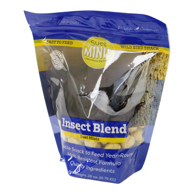 Wildlife Sciences Insect Blend Suet Minis, Pack of 16