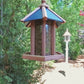 Amish Made Cedar & Recycled Plastic Gazebo Feeder, Blue