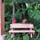 Amish Made Cedar Picnic Table Feeder