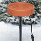 Allied Precision Heated Bird Bath w/Metal Stand, Terra Cotta