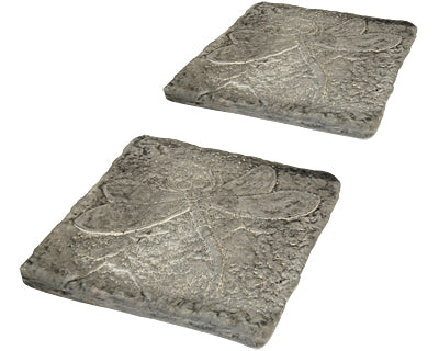 Athens Dragonfly Stepping Stones, Pre Aged, Pack of 2
