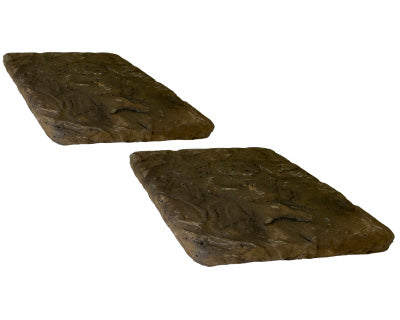 Athens Square Stonework Stepping Stones, Java, Pack of 2