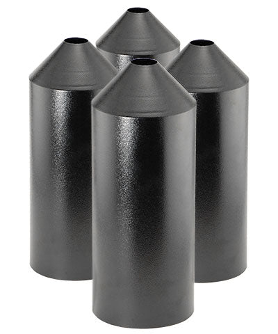 Audubon Torpedo Squirrel Baffles, Black, 6" dia., Pack of 4