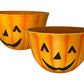 Urban Gardener Jack-O-Lantern Fiber Clay Pots, 10", 2 Pack