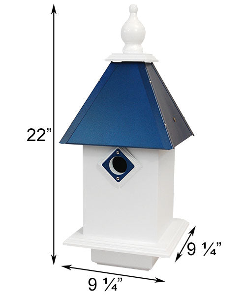 Classic Bluebird House & Mounting Post