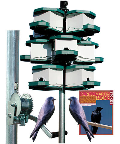 Heritage Farms Quad Pod Purple Martin House Package, 3 Pods