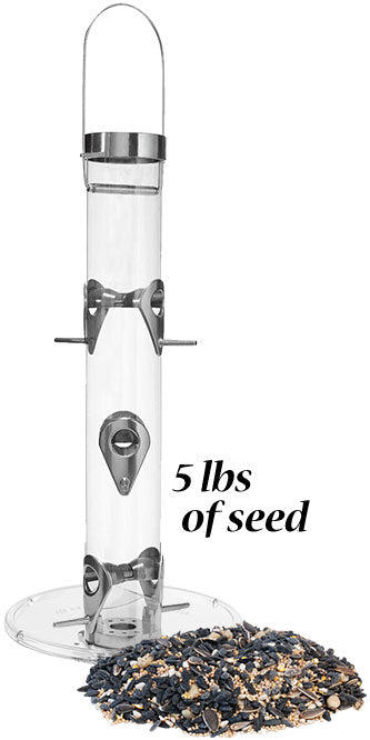 Droll Yankees A-6 Bird Feeder with Tray and Seed