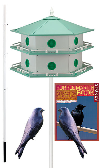 Heath 12-Room Deluxe Purple Martin House Package