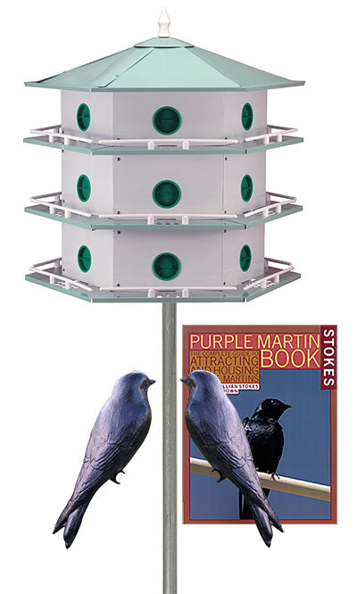 Heath 18-Room Deluxe Purple Martin House Package