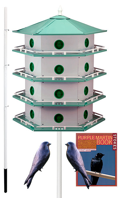 Heath 24-Room Deluxe Purple Martin House Package