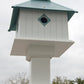 Carriage Bird House and Decorative Mounting Post