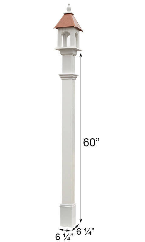 Camellia Bird Feeder and Decorative Mounting Post