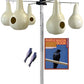 Purple Martin Gourds with Hanging Bracket and Pole Kit