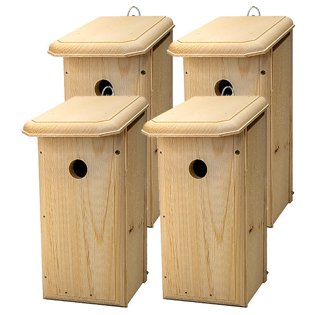 Coveside WBU Exclusive Chickadee Houses, Pack of 4