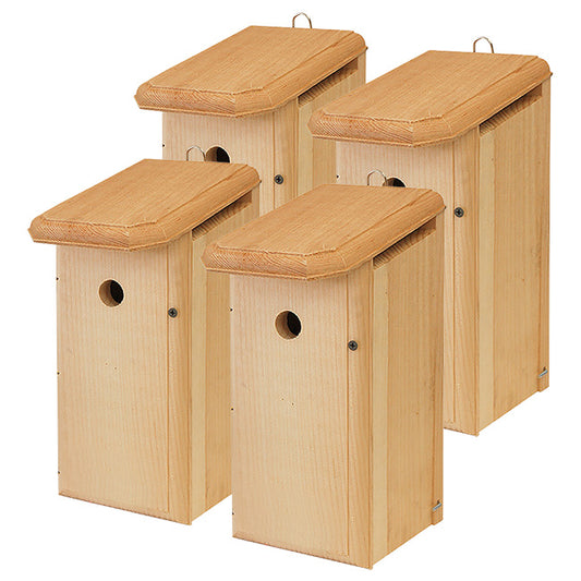 Coveside WBU Exclusive House Wren Bird Houses, Pack of 4