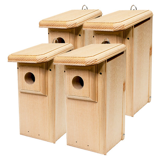 Coveside WBU Exclusive 2 Sided Observation Bird Houses, 4 Pk