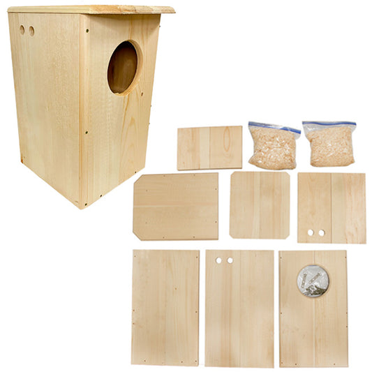Coveside Barred Owl House, Unassembled
