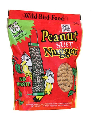 C&S Peanut Suet Nuggets, 27 oz., 12 Bags