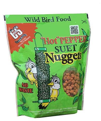 C&S Hot Pepper Suet Nuggets, 27 oz., 12 Bags