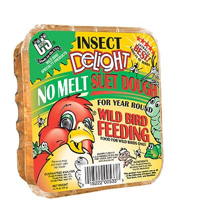 C&S Insect Delight No Melt Suet Dough, 11.75 oz., 24 Cakes